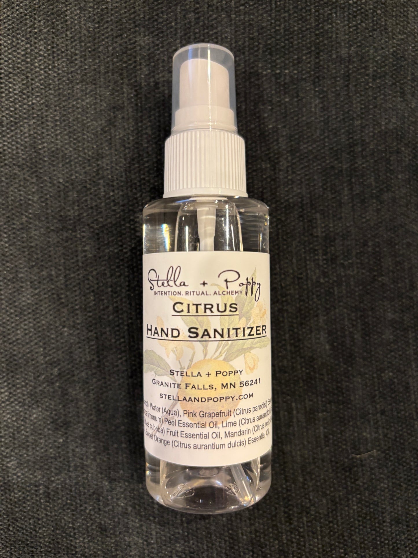 Citrus Hand Sanitizer Spray