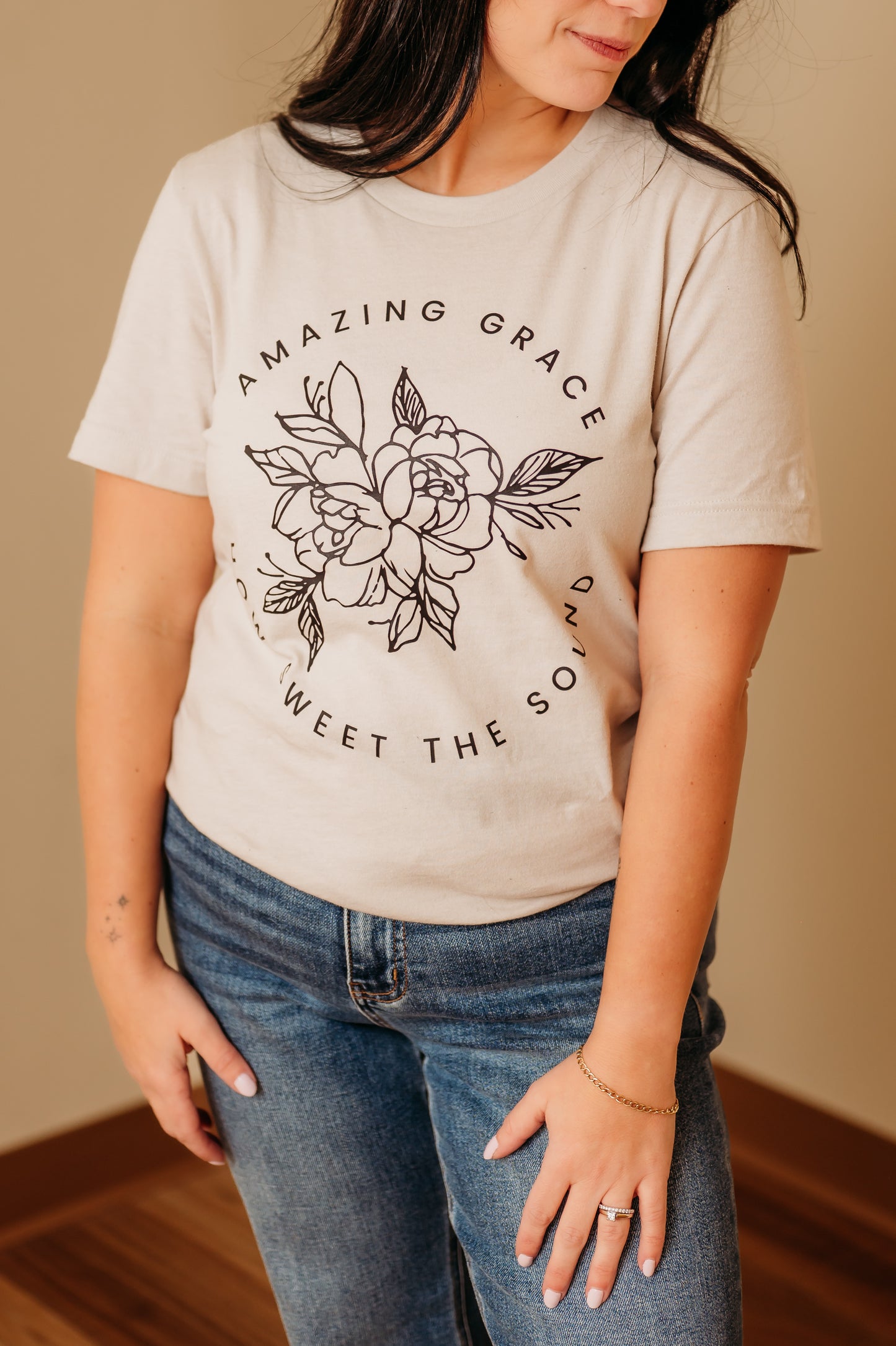 Amazing Grace Floral Tee