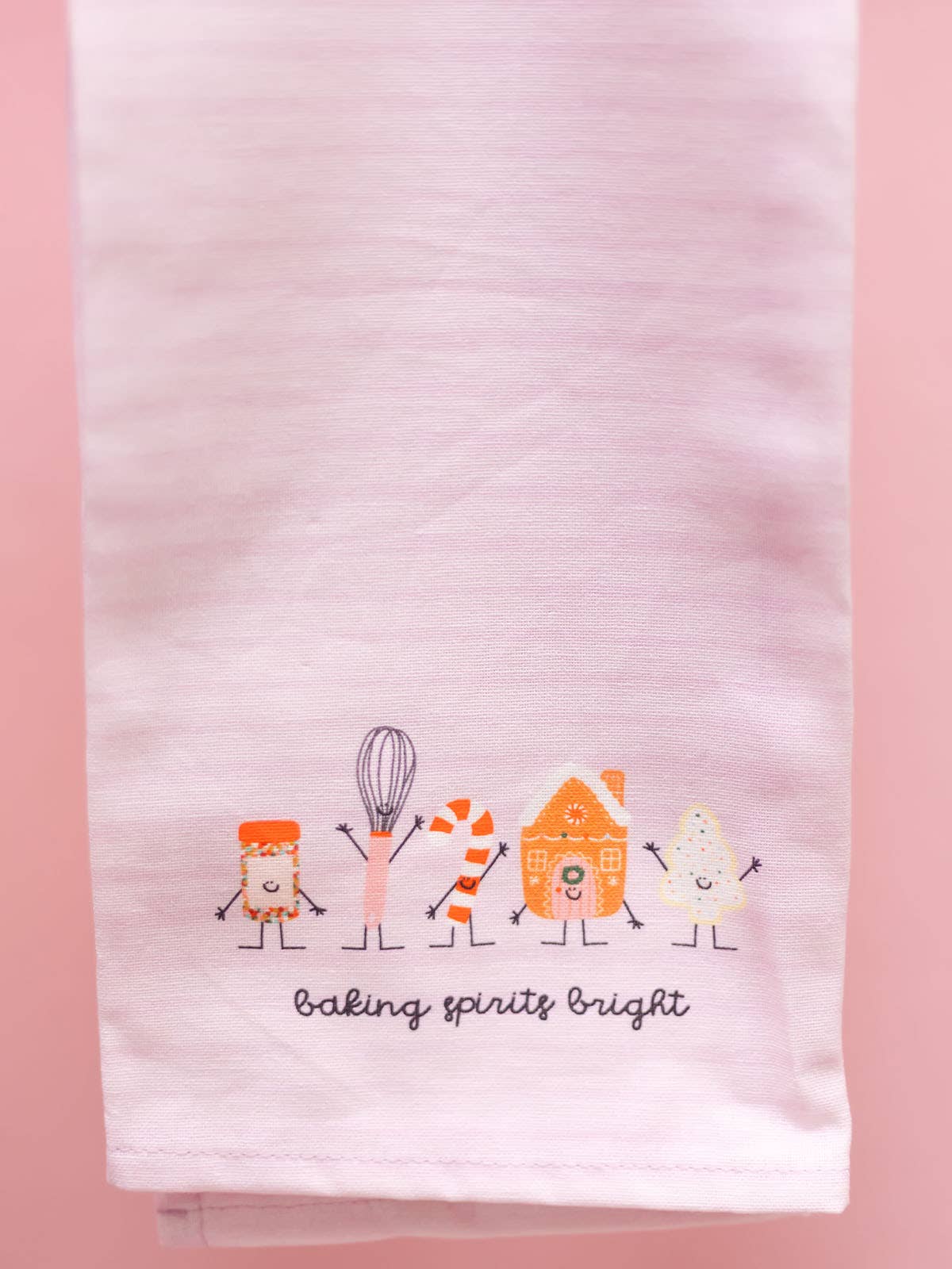 Baking Spirits Bright Christmas Tea Towel