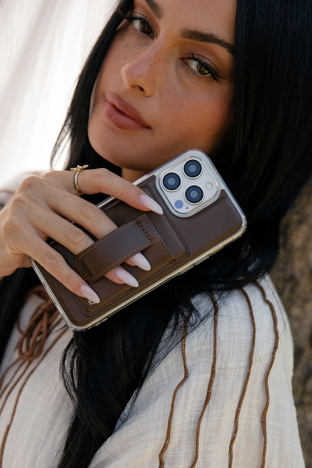 Dark Chocolate Magnetic Wallet