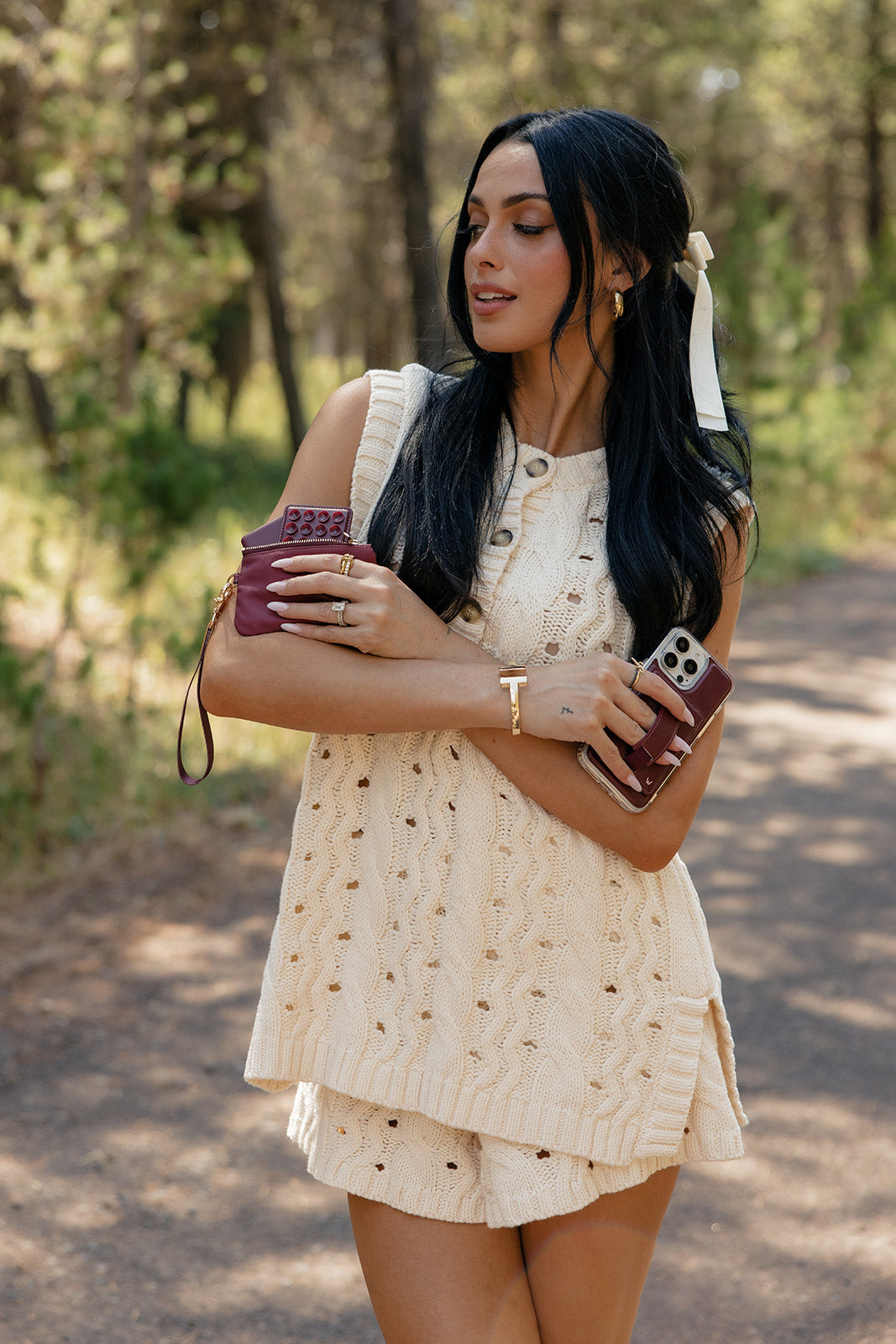 Merlot Truffle Zipper Pouch