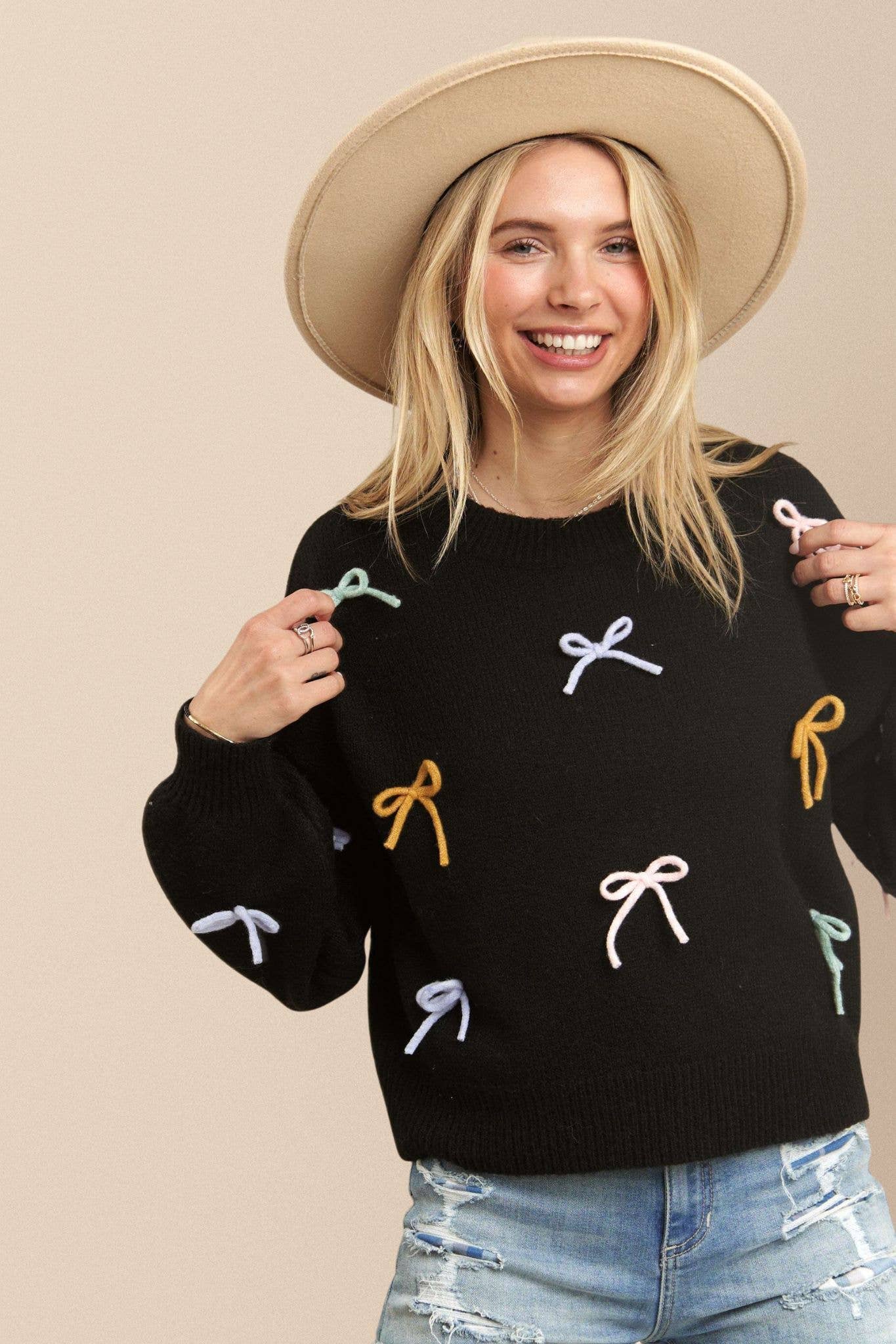Bow Knit Sweater