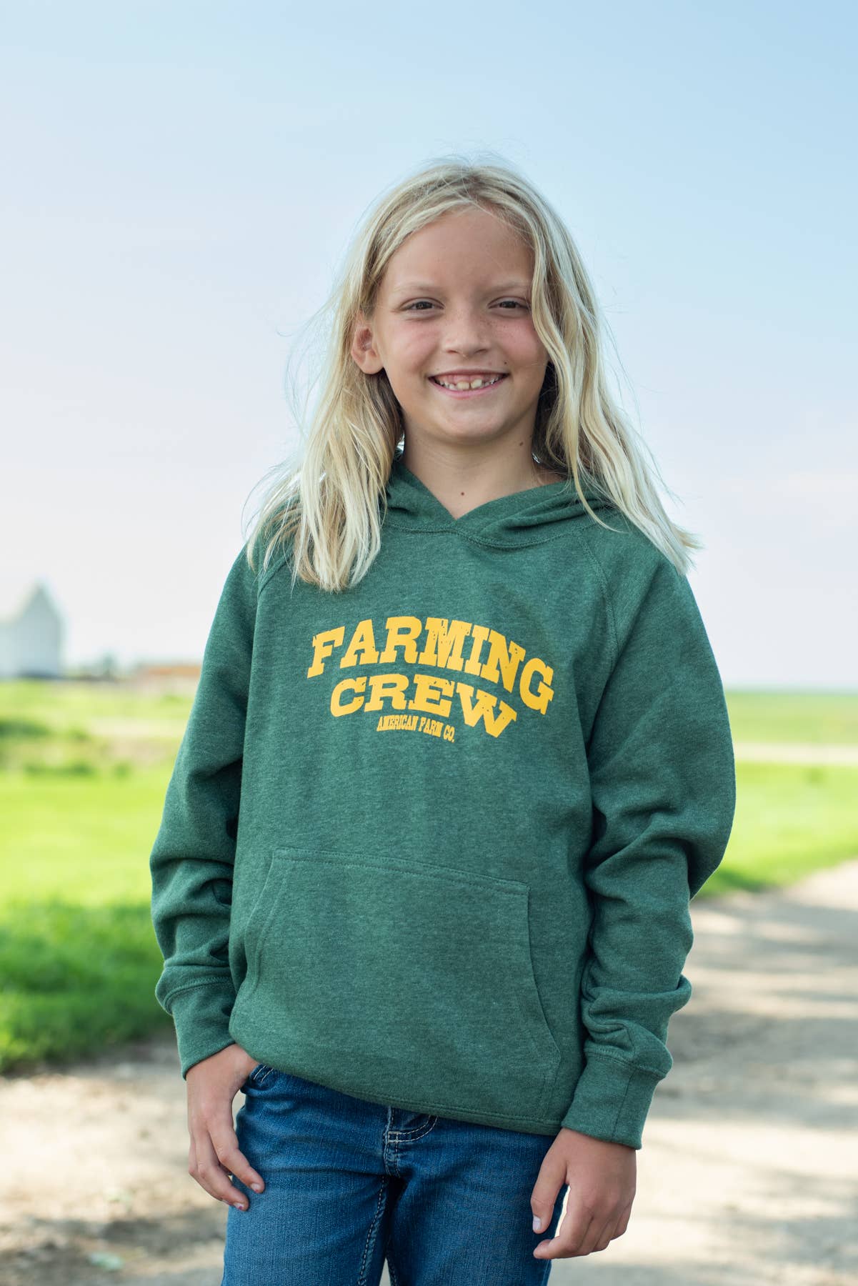 Farming Crew Graphic Hoodie - Youth