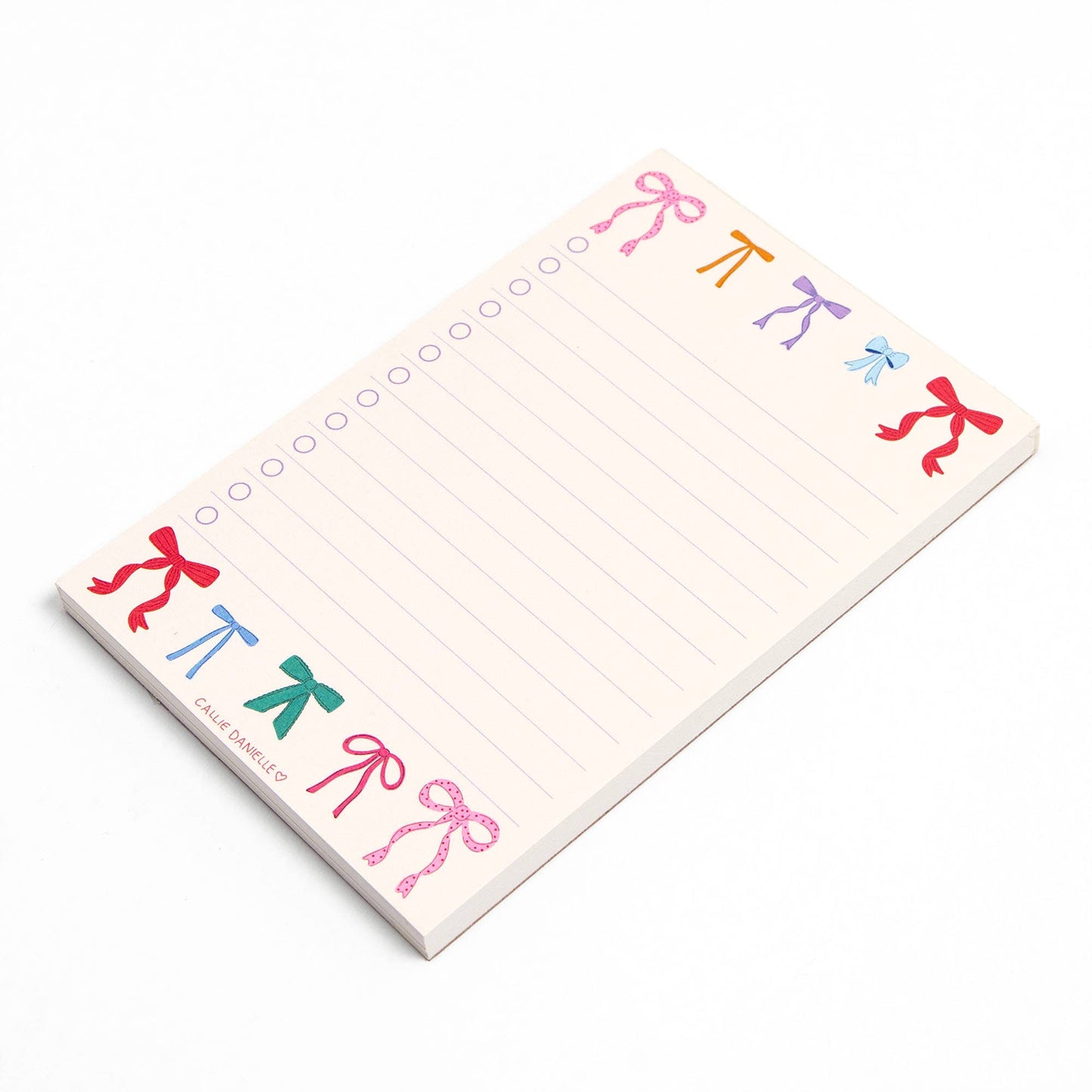 Bows To Do List Notepad