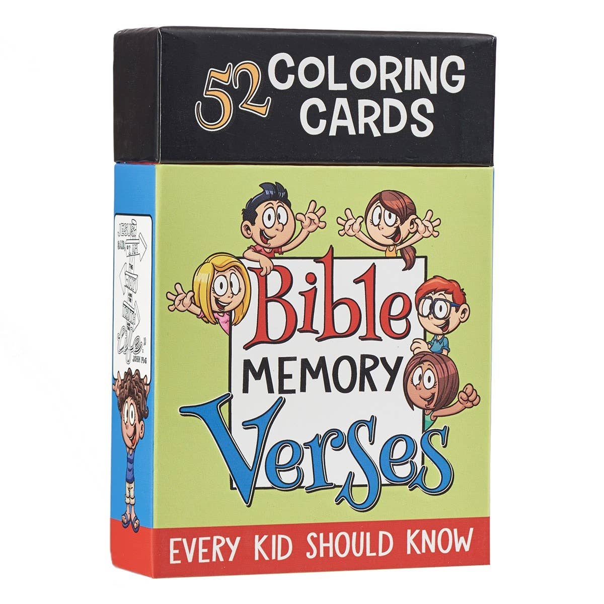 Bible Memory Verse Coloring Cards