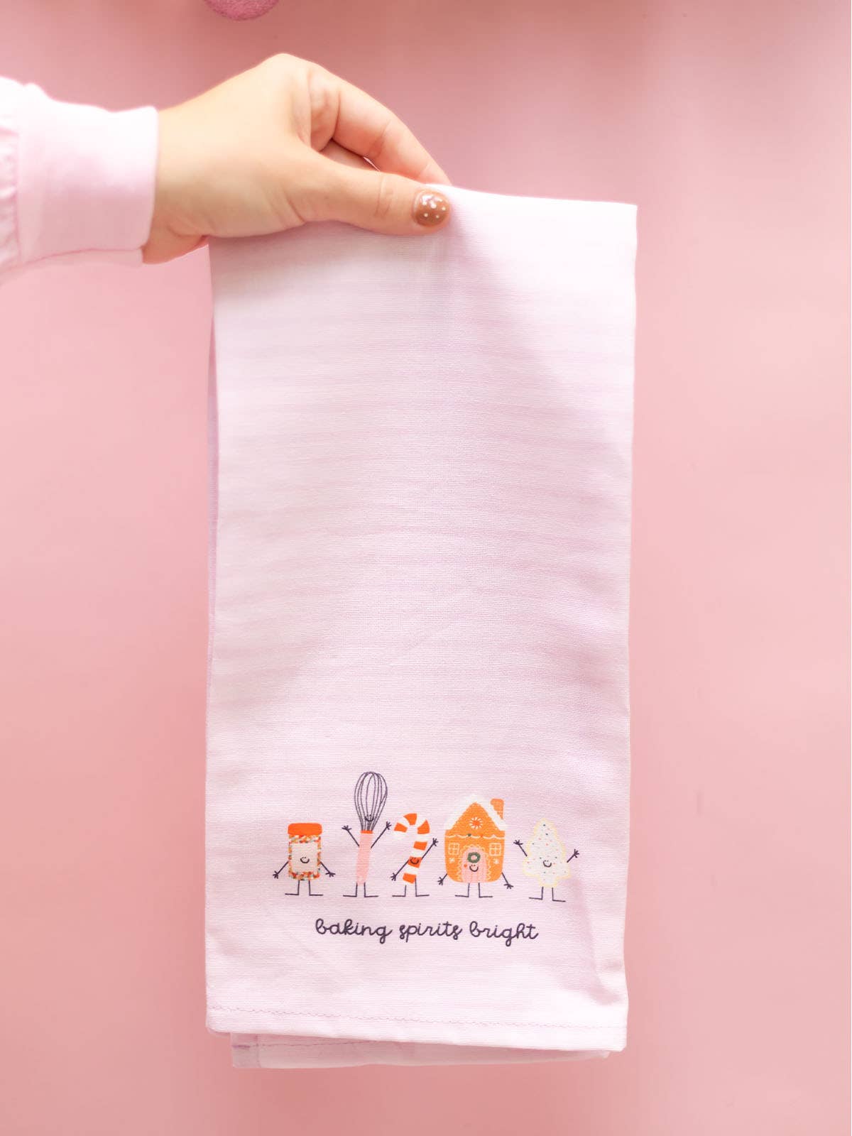 Baking Spirits Bright Christmas Tea Towel