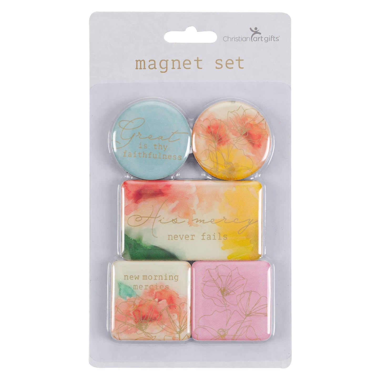 Magnet Set: Watercolor + Florals