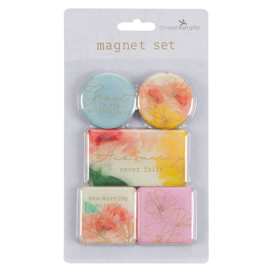 Magnet Set: Watercolor + Florals