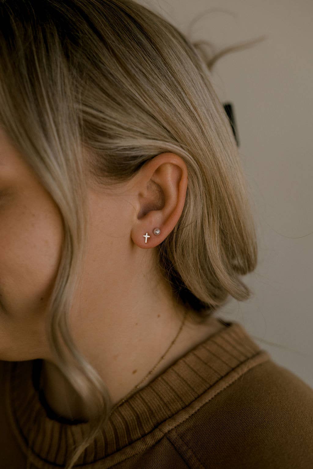 Deeply Known, Fully Loved Cross Earrings