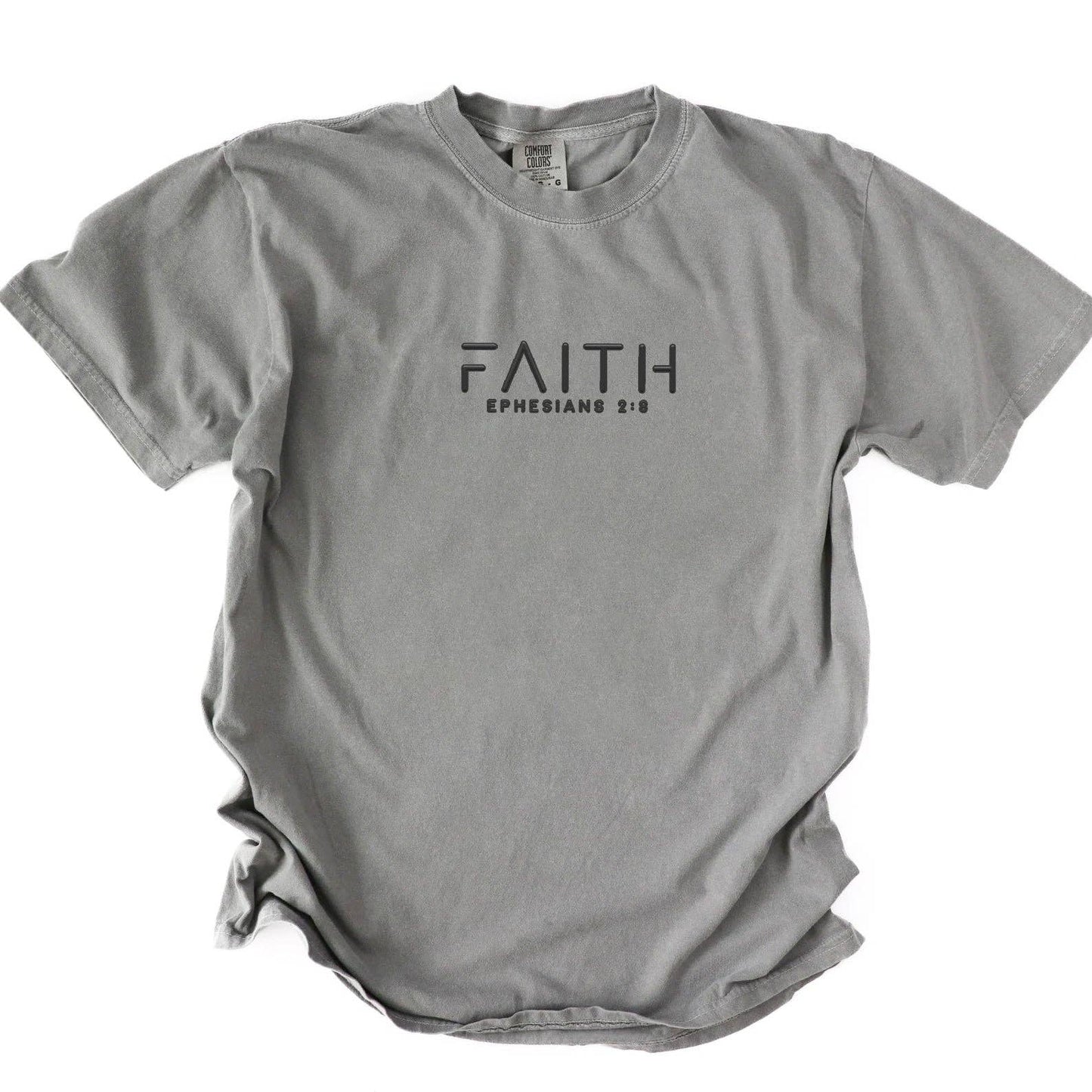 Faith Puffed Design Graphic Tee