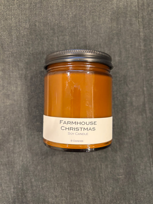 Farmhouse Christmas Candle