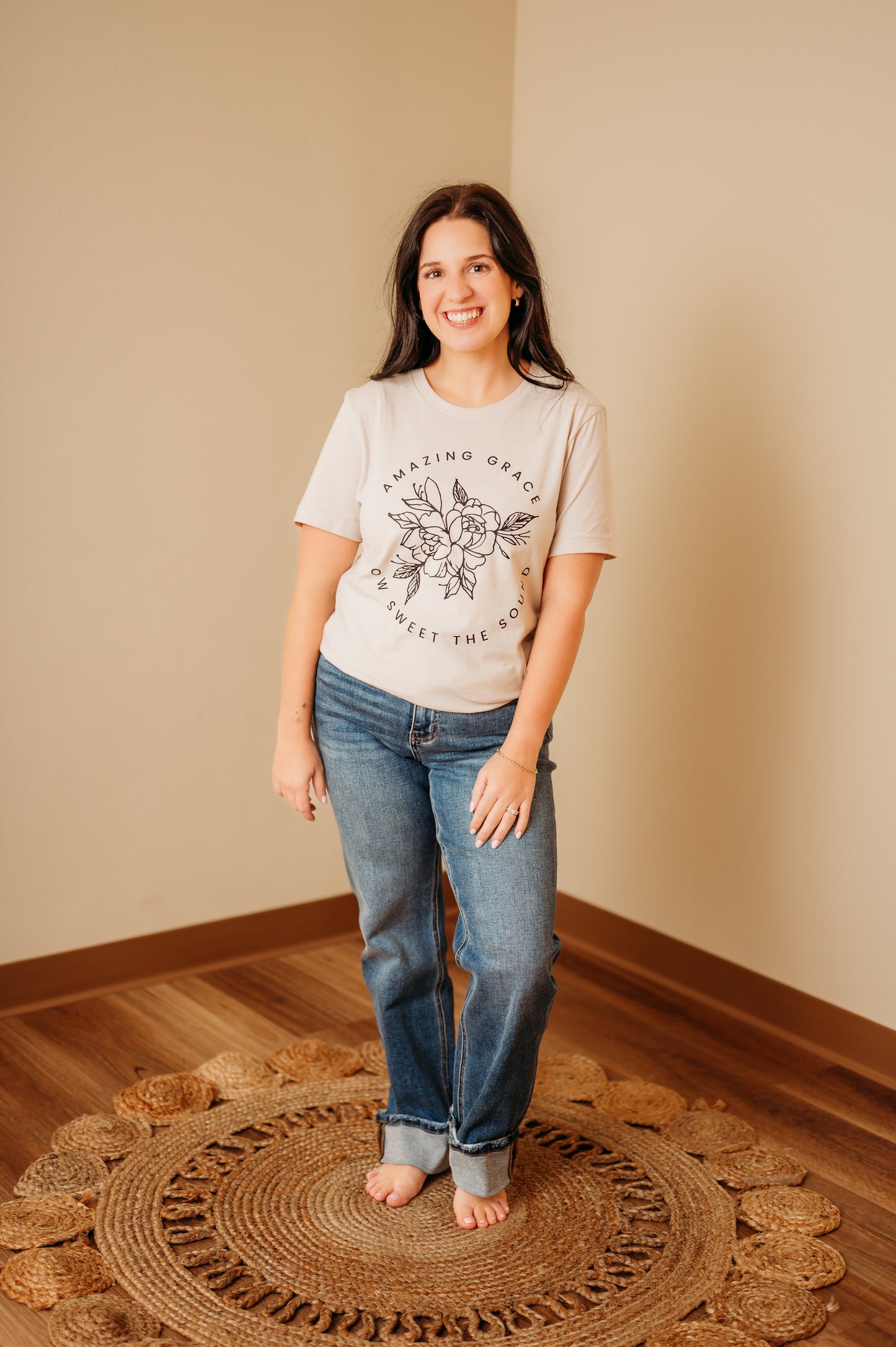 Amazing Grace Floral Tee