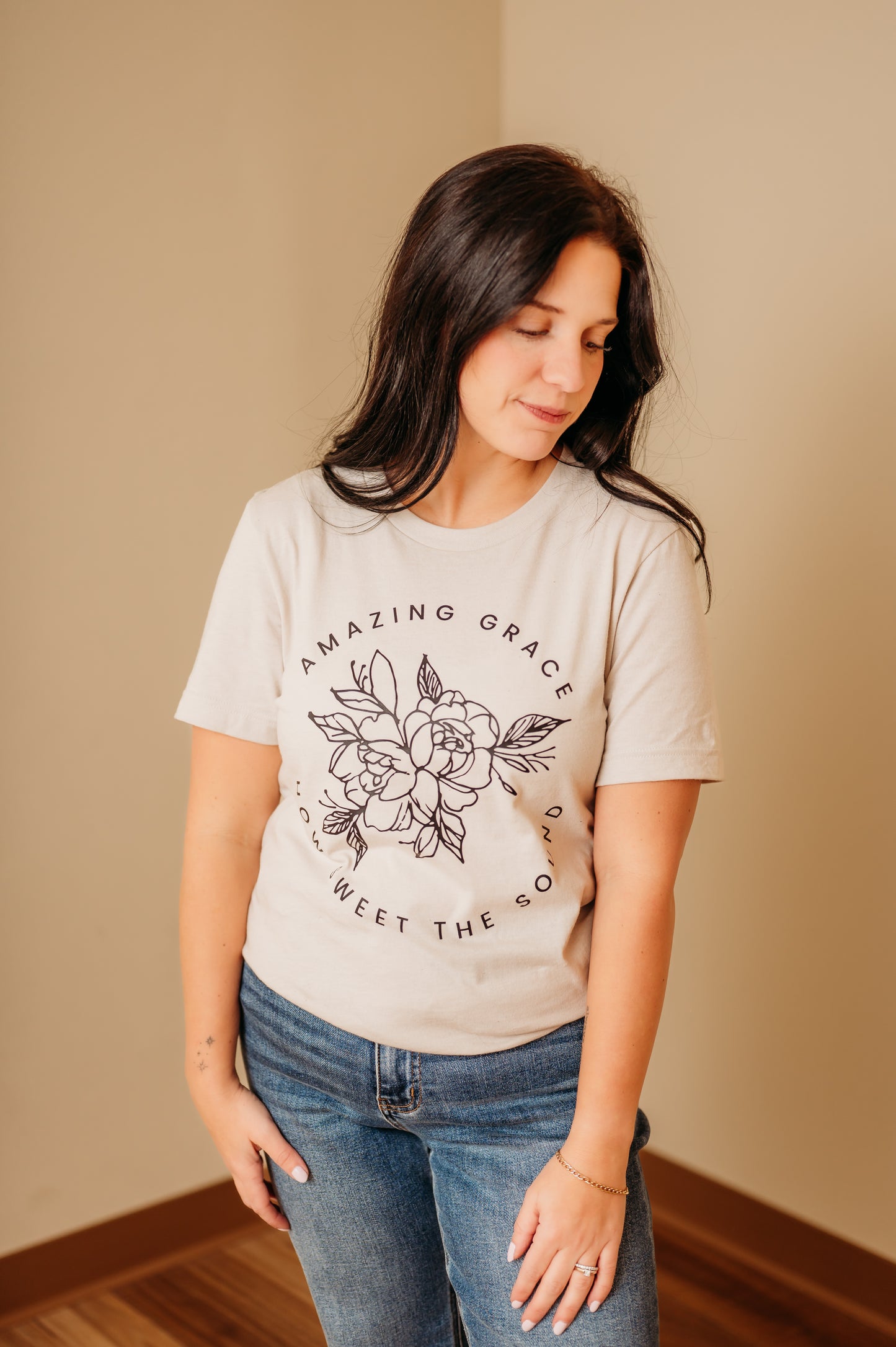 Amazing Grace Floral Tee