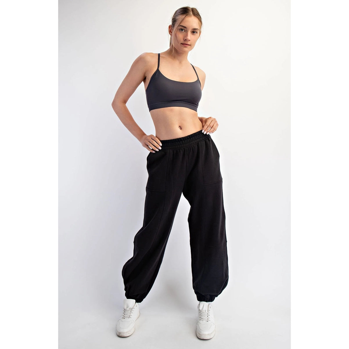 Rae Mode Black Sweatpant Joggers