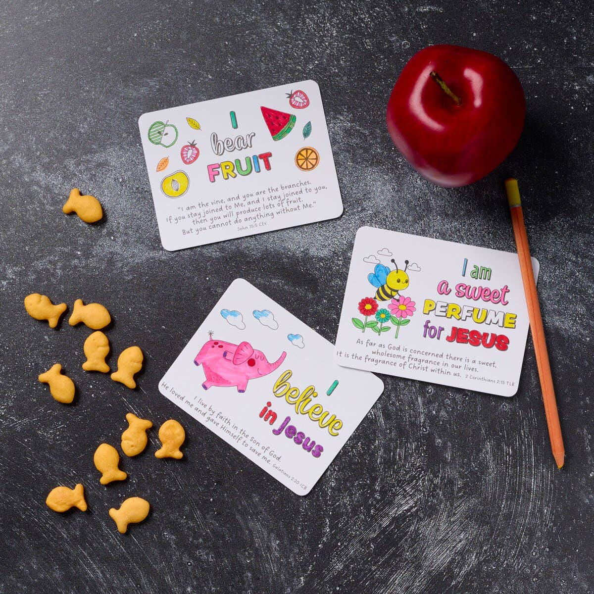 Jesus Loves Me Coloring Cards